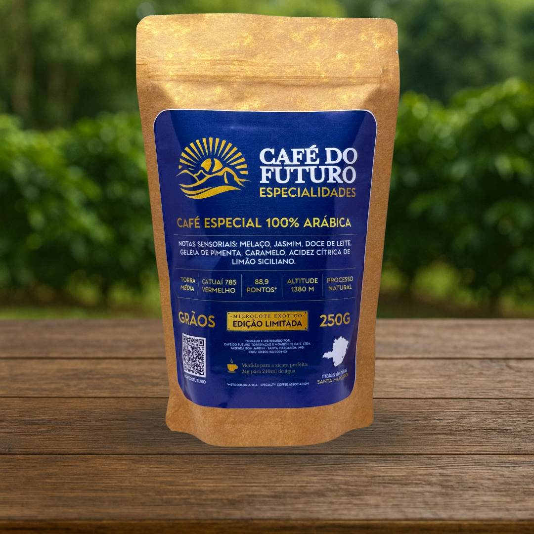 1 CAFÉ ESPECIAL 88,9 PONTOS TORRADO EM GRÃOS 250g