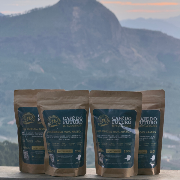 KIT 4 CAFÉS ESPECIAL 88,9 PONTOS TORRADO EM GRÃOS 250g
