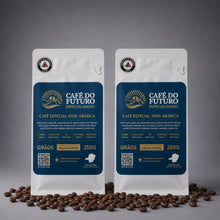 Carregar imagem no visualizador da galeria, KIT 2 CAFÉS MICROLOTE 90 PONTOS TORRADO EM GRÃOS 250g
