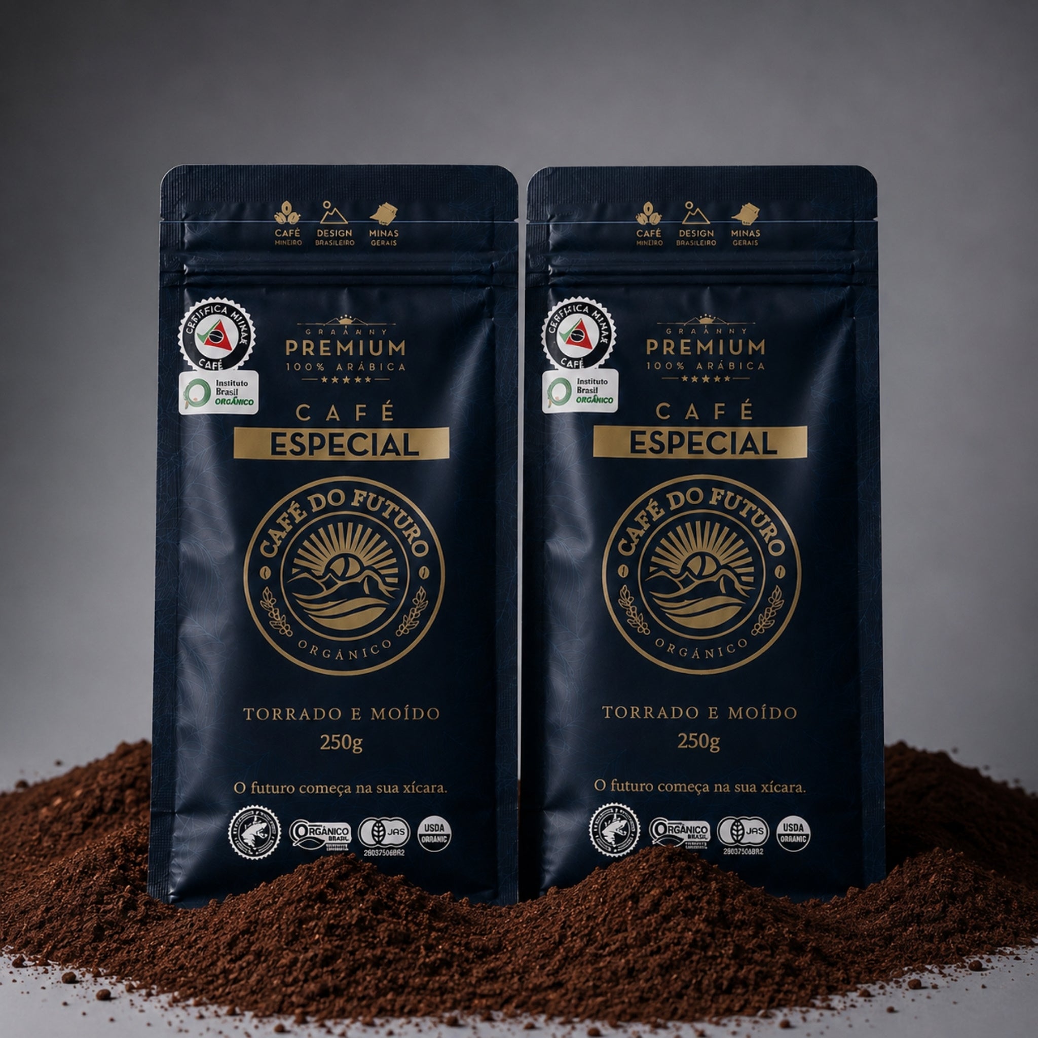 KIT 2 CAFÉS - TORRADO E MOÍDO 250g