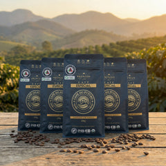 KIT 5 CAFÉS  - TORRADO EM GRÃOS 250g