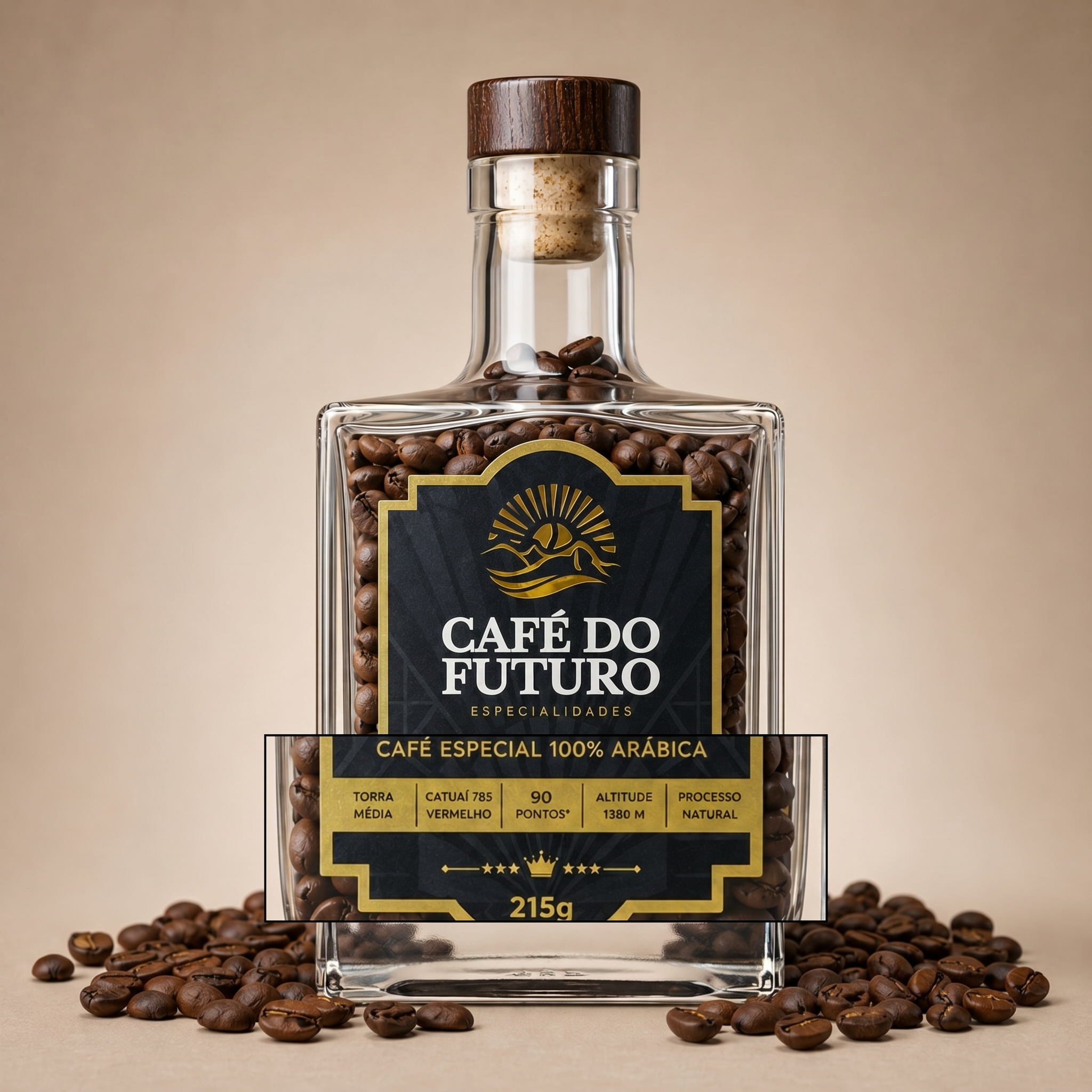 CAFÉ LINHA MICROLOTE SIGNATURE BOTTLE - 90pts EDIÇÃO COLECIONADOR