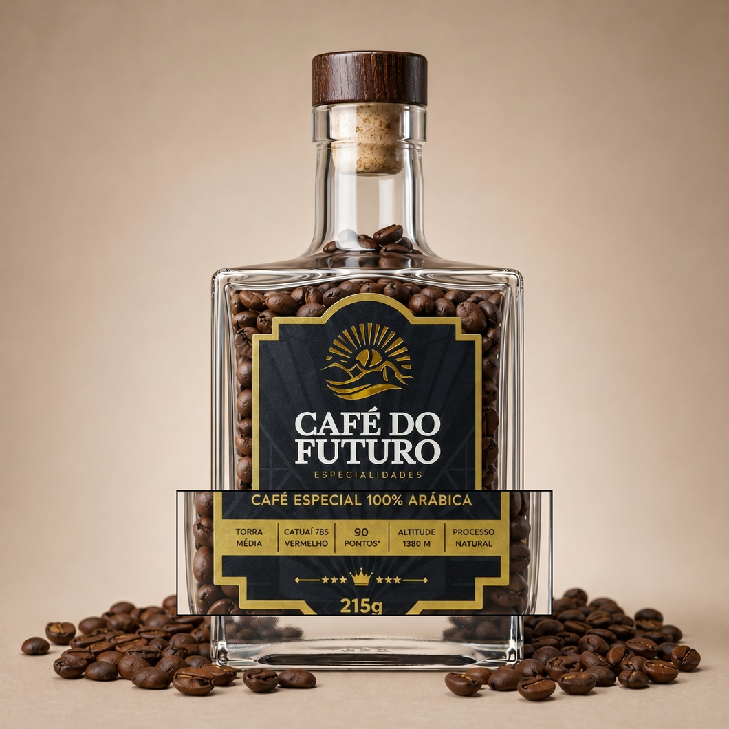 CAFÉ LINHA MICROLOTE SIGNATURE BOTTLE - 90pts EDIÇÃO COLECIONADOR