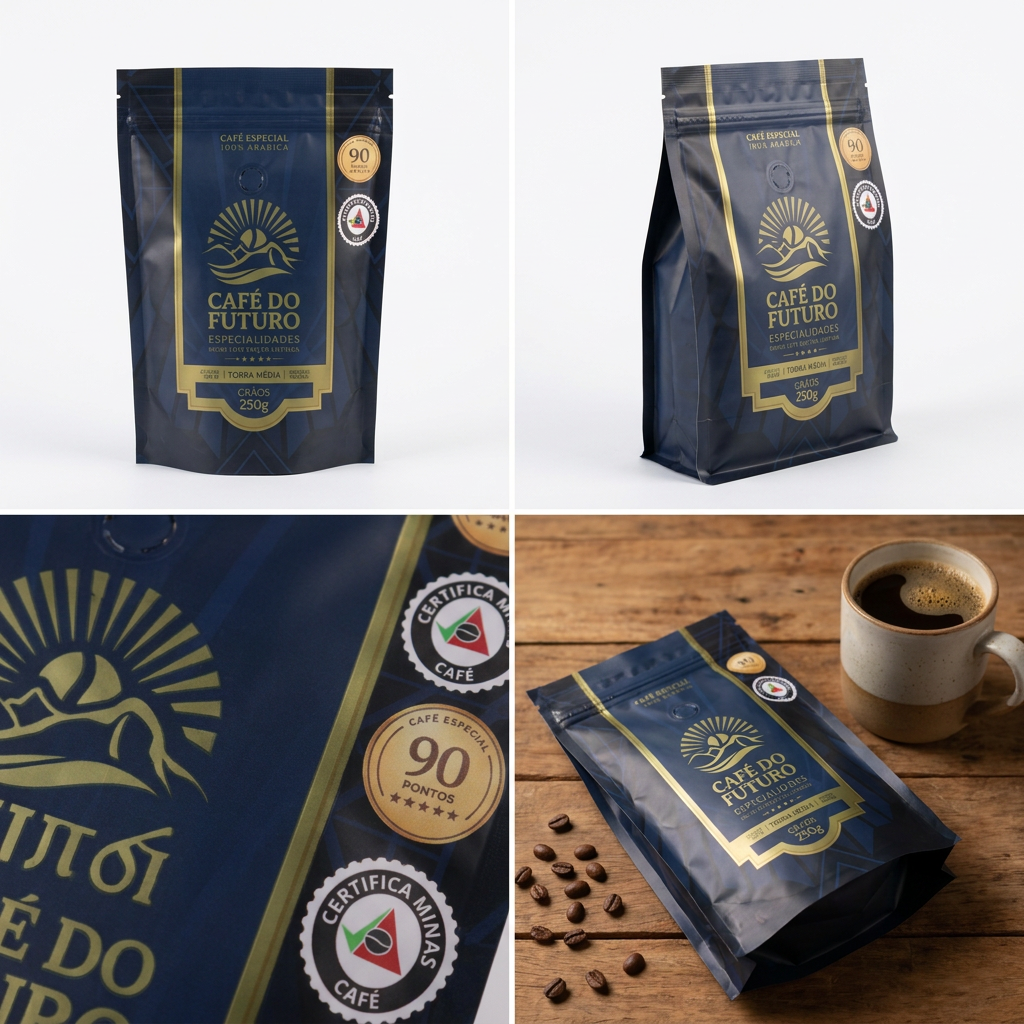 KIT 2 CAFÉS MICROLOTE 90 PONTOS TORRADO EM GRÃOS 250g